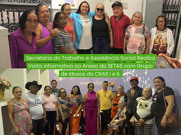 Secretaria do Trabalho e Assistência Social Realiza Visita Informativa ao Anexo da Setas com Grupo de Idosos do CRAS