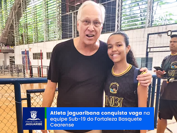 Atleta jaguaribana conquista vaga na equipe Sub-19 do Fortaleza Basquete Cearense