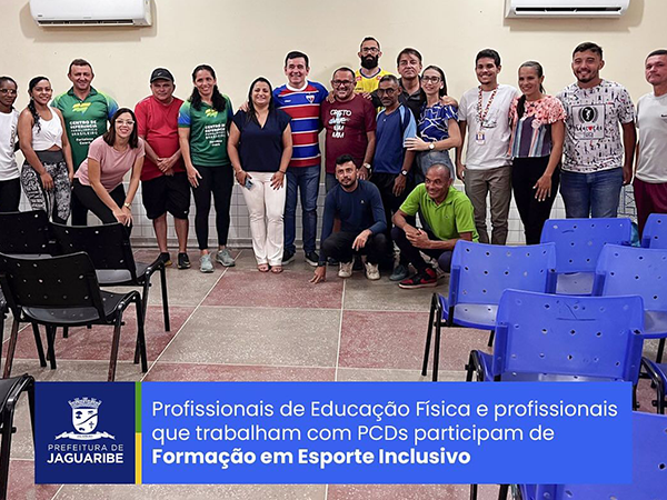 Profissionais de Educação Física e profissionais que trabalham com PCDs participam de Formação em Esporte Inclusivo